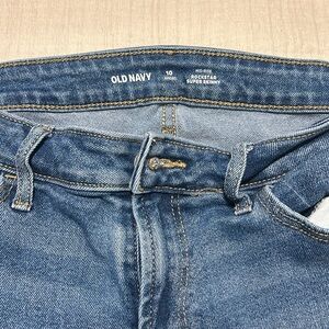 Old Navy size 10 midrise rockstar, super skinny jeans